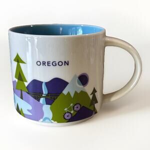 2015 Portland OR Starbucks You Are Here Coffee Mug Cup 14oz